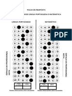 Folha de Resposta Ii Simulado