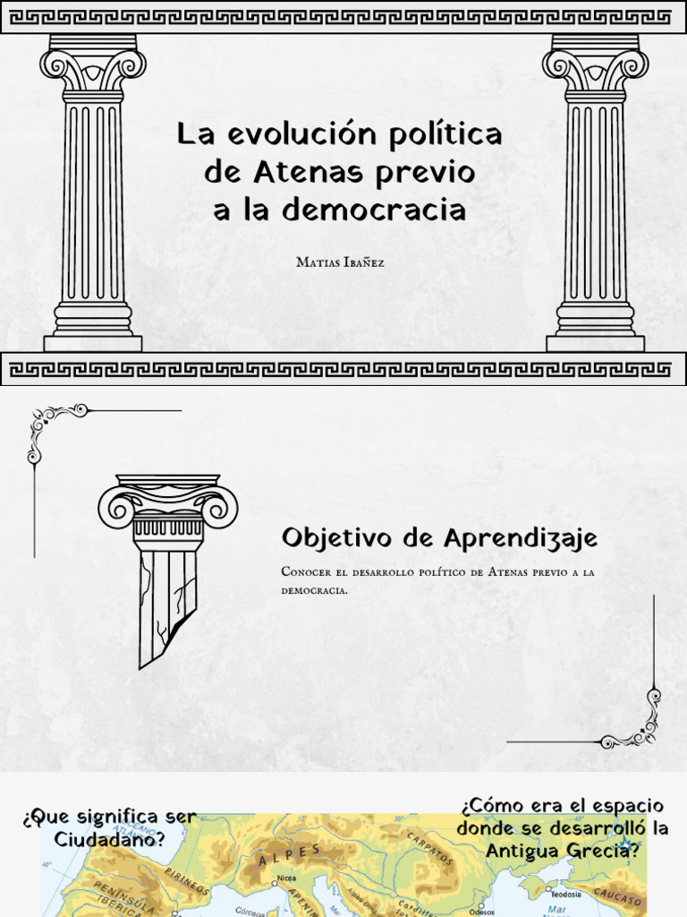 Evolución política de Atenas antigua | PDF | Antigua Grecia | Democracia