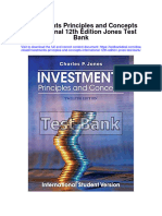 Investments Principles and Concepts International 12th Edition Jones Test Bank