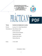 Practica N. 7 Control de Calidad de La Leche