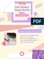 Guru Berdaya Dengan Menulis Buku