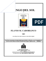 Vengo Del Sol FLAVIO M CABOBIANCO PDF