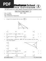 06 - Introduction To Trigonometry Practice WS - 3