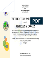 Certificate-Participation PFA