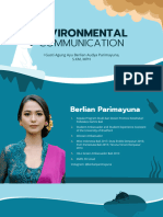 Environmental Communication - Berlian Parimayuna - KMPL