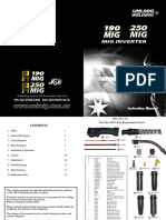 190 - 250 MIG Manual