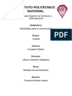 Ejemplos de Modelos de comunicación- Fernando Molina Juárez