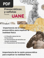 Pre Socraticos y Sofistas