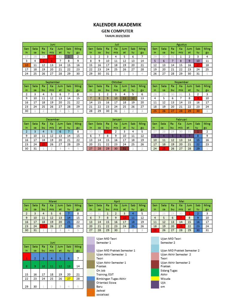 Kalender Akademik | PDF