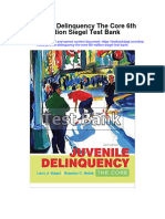Juvenile Delinquency The Core 6th Edition Siegel Test Bank