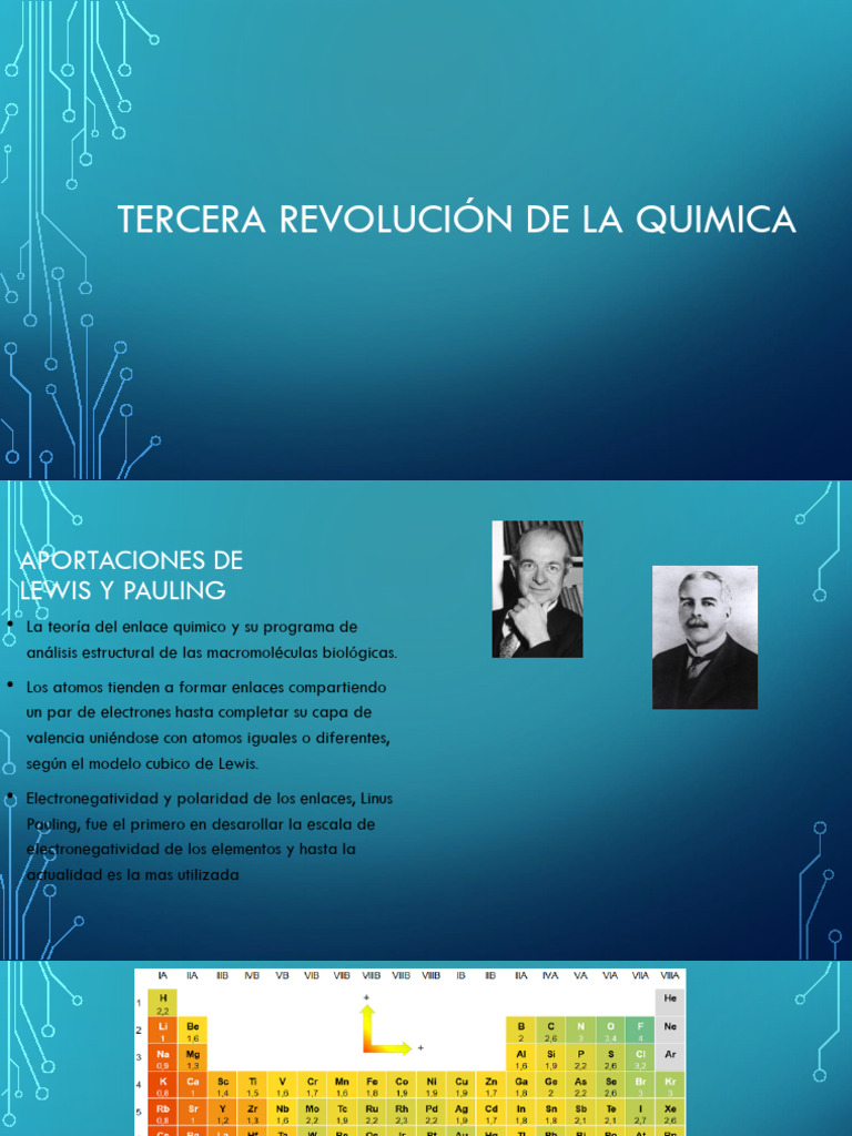 Tercera revolución de la quimica PDF