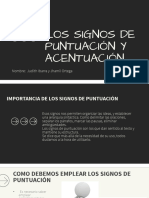 Los Signos de Puntuación y Acentuación