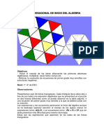 Puzzle Hexagonal de Inicio Del Algebra: Objetivos