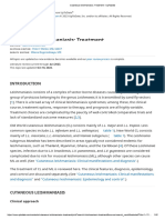 Cutaneous Leishmaniasis - Treatment - UpToDate