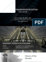 Lesson 6 - TRANSPORTATION SYSTEM IN THE A BUILDING - ELEVATOR
