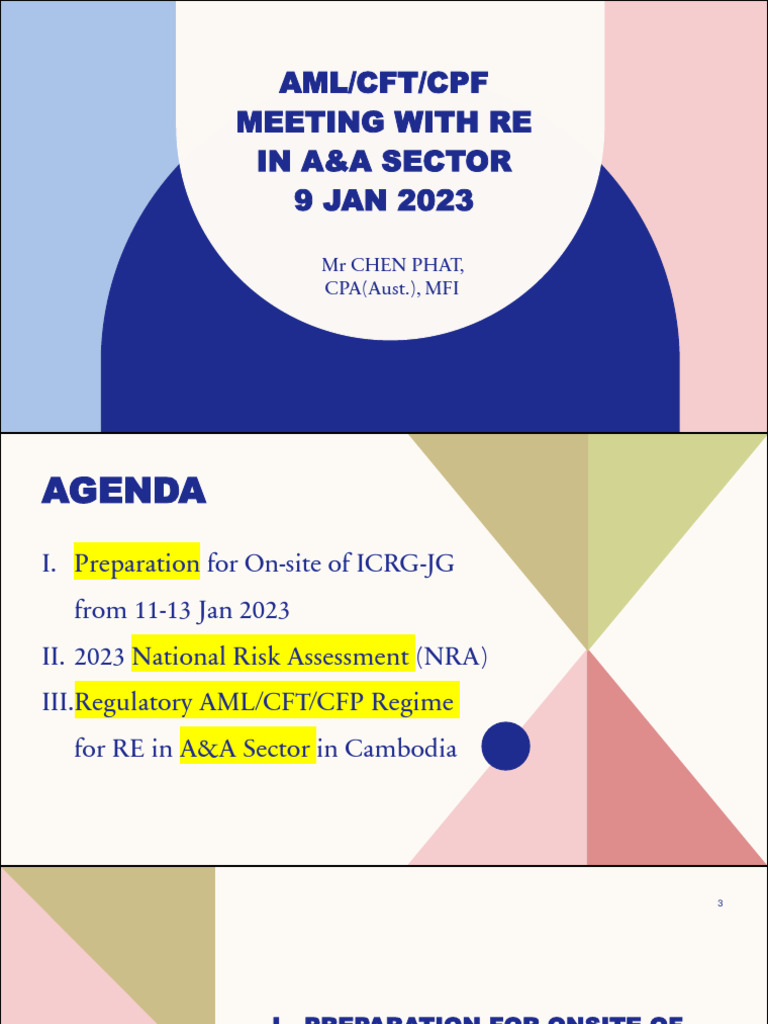 AML-CFT-CFP Meeting With Firms | PDF | Money Laundering | Audit