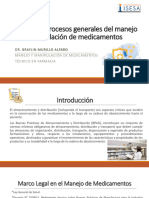 Conceptos y Procesos Generales Del Manejo y Manipulacion de Medicamentos