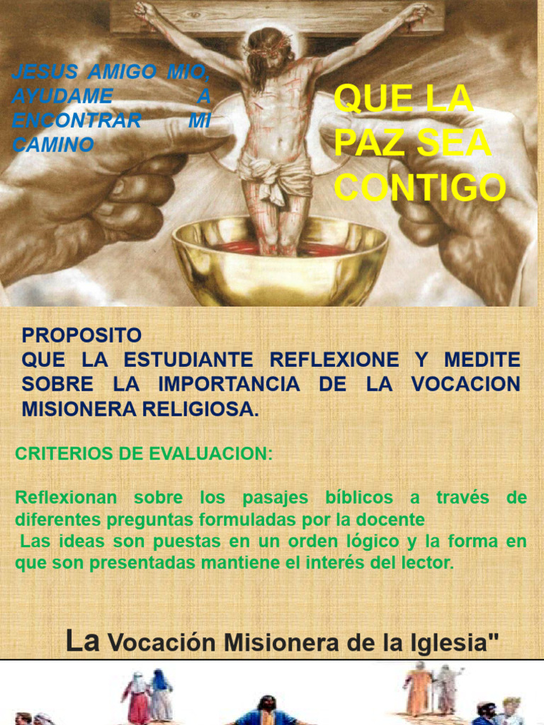 Vocación Misionera de la Iglesia | PDF | Iglesia Católica | Misionero