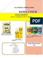 LKPD Halogen (Sifat Kimia) - Kelompok 1