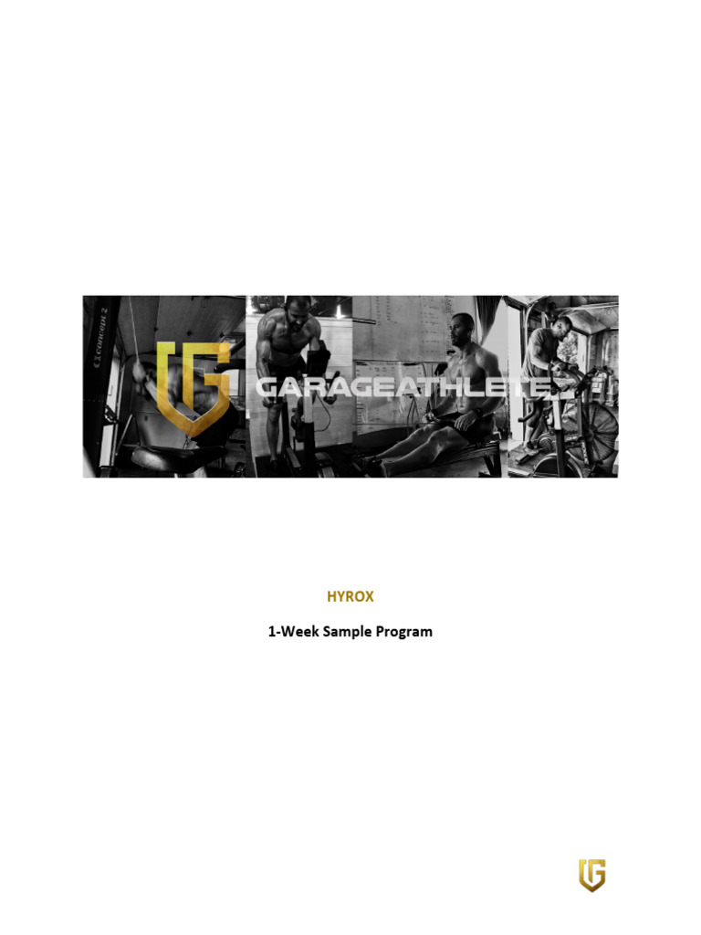 Free Hyrox Program | PDF | Individual Sports | Sports