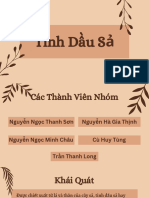 Thuyết trình TINH DẦU XẢ