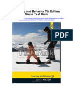 Learning and Behavior 7th Edition Mazur Test Bank