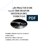 Trabajo Practico de Electricidad de Sistemas Del Vehiculo