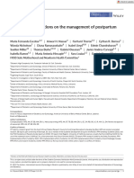 Intl J Gynecology Obste - 2022 - Escobar - FIGO Recommendations On The Management of Postpartum Hemorrhage 2022