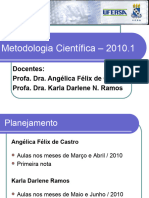 Metodologia Científica 2010.1