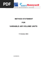 AHU Operation Sequence and Control | PDF | Temperature | Manufactured Goods