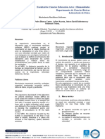 Informe de Movimiento Rectilineo Uniforme Laboratorio de Física Mécanica