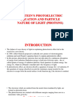 Einstein's Photoelectric Equation and Particle Nature of Light
