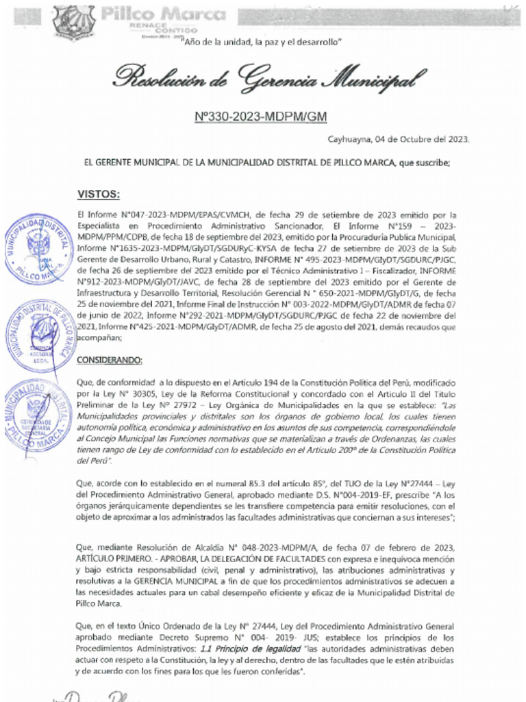 MDPM Resol 330 329 324 323 322 MDPM - GM | PDF