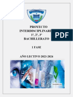 Proyecto Interdisciplinario Bachillerato Primera Fase