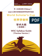 WSC Syllabus Guide