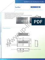 BUNN016 Elevator Air Disinfection Purifier Catalogue