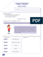 5.º Grado - U1 - U8