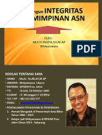 Membangun: Integritas Kepemimpinan Asn