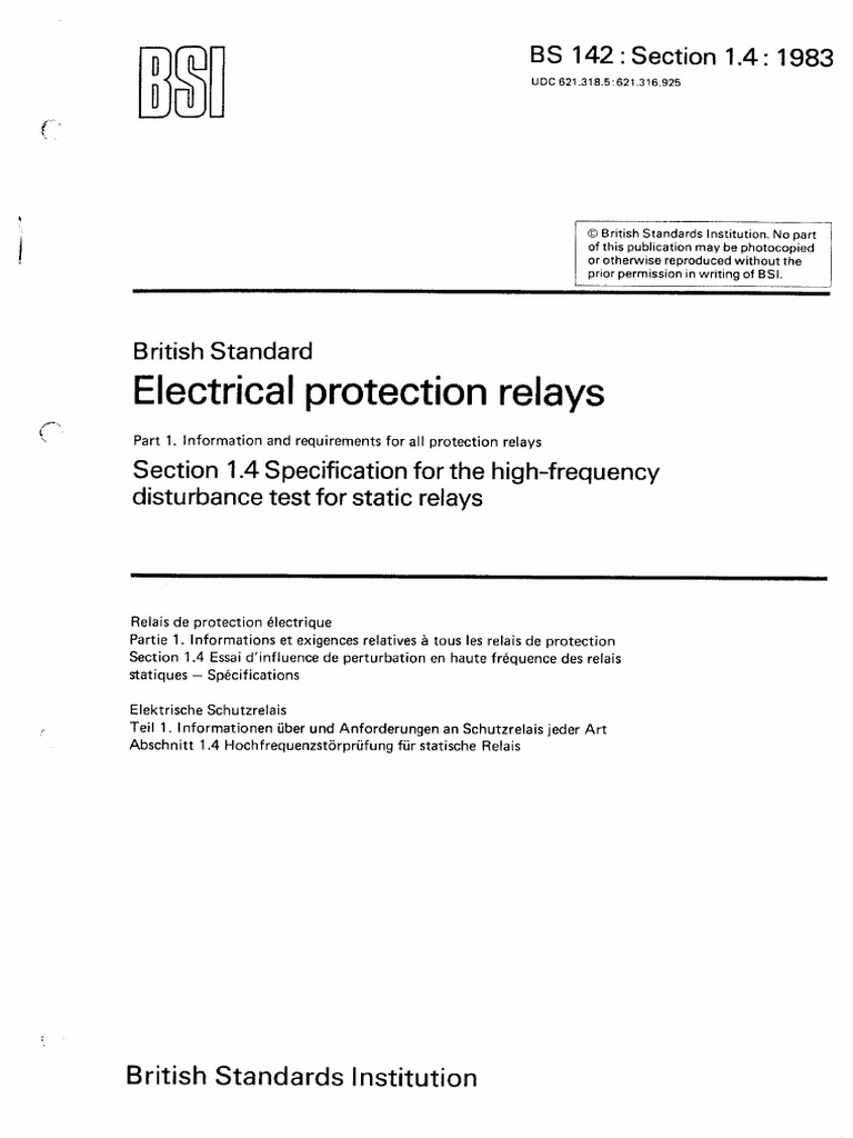 0009-BS 142 - Section 1.4 - 1983 | PDF