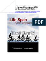 Life Span Human Development 7th Edition Sigelman Test Bank