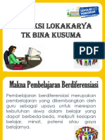 Presentasi Refleksi Lokakarya - TK Bina Kusuma