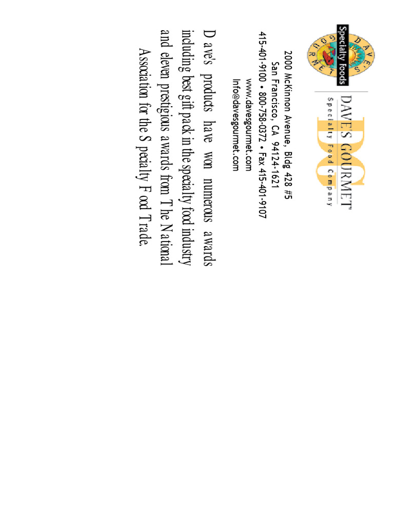 Daves gourmet 2008catalogue pdf hot sauce chili pepper