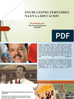 Gobierno de Leonel Fernandez A La Educacion (Elias Rodrigurz)