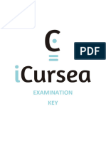 47 Icursea - and - Examination - B - Key