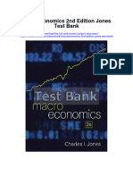Macroeconomics 2nd Edition Jones Test Bank