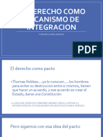 El Derecho Como Mecanismo de Integracion