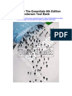 Sociology The Essentials 8th Edition Andersen Test Bank