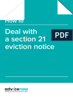 How To Deal With A Section 21 Eviction Notice 2022 - LR