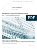 Interpretación de Resultado de Análisis de Aguas - PureWater Colombia - Tecnología en Tratamiento de Aguas