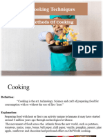Presentation On CookingTechniques